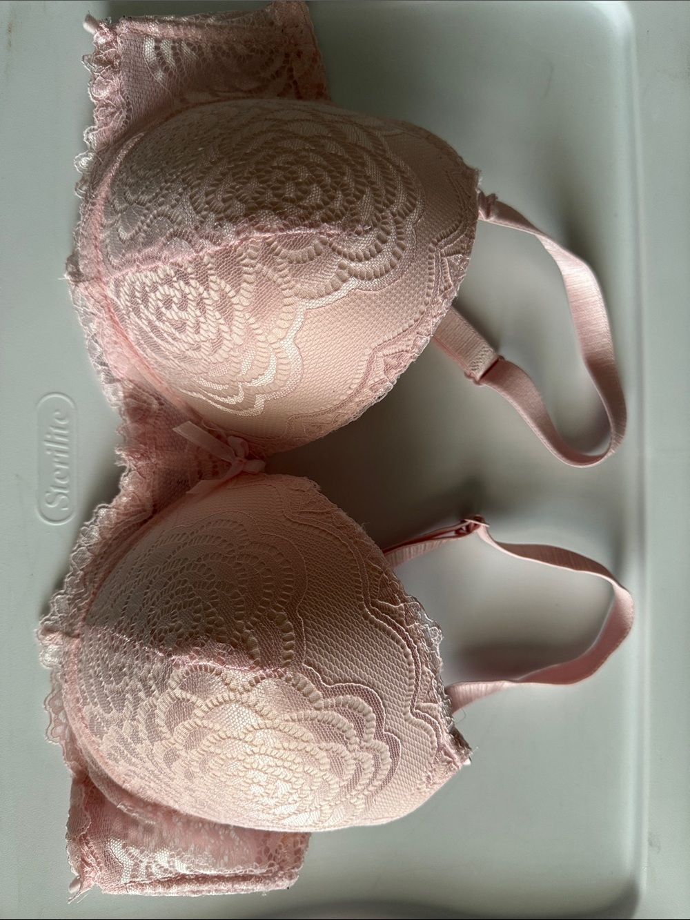 Women's Convertible Lace Bra - Blush Pink